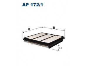 FILTRON AP172/1 oro filtras 
 Filtrai -> Oro filtras
443, MD620456, MD620472, MZ311783