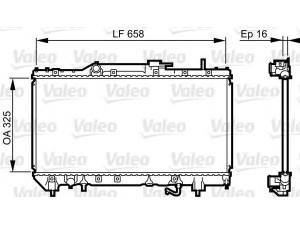 VALEO 731685 radiatorius, variklio aušinimas 
 Aušinimo sistema -> Radiatorius/alyvos aušintuvas -> Radiatorius/dalys
16400-16460, 16400-16461, 16400-16481