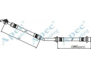 APEC braking HOS4076 stabdžių žarnelė 
 Stabdžių sistema -> Stabdžių žarnelės
9094702E08