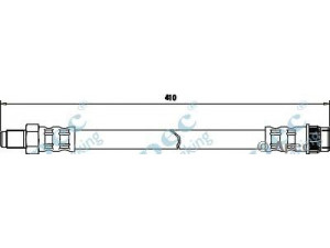 APEC braking HOS3459 stabdžių žarnelė 
 Stabdžių sistema -> Stabdžių žarnelės
7702085308, 770285308, 7704001955