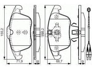 BOSCH 0 986 TB3 201 stabdžių trinkelių rinkinys, diskinis stabdys 
 Techninės priežiūros dalys -> Papildomas remontas
16 092 531 80, 16 101 038 80, 4254 03