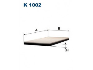 FILTRON K1002 filtras, salono oras 
 Techninės priežiūros dalys -> Techninės priežiūros intervalai
29011, 1808601, 1808604, 6806612