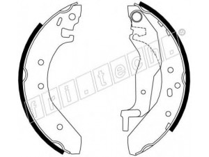 fri.tech. 1007.017 stabdžių trinkelių komplektas 
 Techninės priežiūros dalys -> Papildomas remontas
04431JT3E00, 04431ST3E00, 04431ST3E50