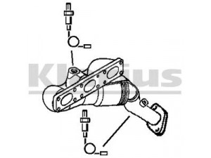 KLARIUS 321967 katalizatoriaus keitiklis 
 Išmetimo sistema -> Katalizatoriaus keitiklis
18407514500, 18407518681