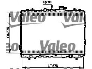 VALEO 735525 radiatorius, variklio aušinimas
253102F800