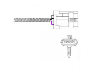 DELPHI ES20023 lambda jutiklis
2-9004H-003-0, 8-25163-079-0, 8-25165-313-0