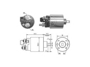 ERA 227227 solenoidinis jungiklis, starteris 
 Elektros įranga -> Starterio sistema -> Solenoidinis jungiklis