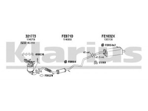 KLARIUS 362035U išmetimo sistema