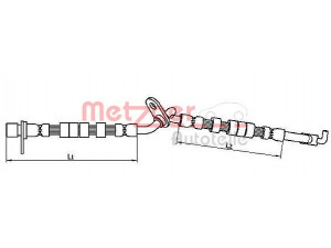 METZGER 4110708 stabdžių žarnelė 
 Stabdžių sistema -> Stabdžių žarnelės
GJ6E43990C