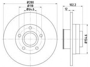TEXTAR 92153700 stabdžių diskas 
 Stabdžių sistema -> Diskinis stabdys -> Stabdžių diskas
4020600QAC, 4020600QAE, 4020600QAG