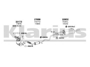 KLARIUS 361636E išmetimo sistema 
 Išmetimo sistema -> Išmetimo sistema, visa