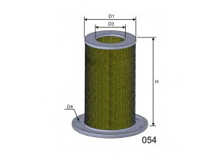 MISFAT R034 oro filtras
1P6450, 1P7360, 1P7630, 1P7748