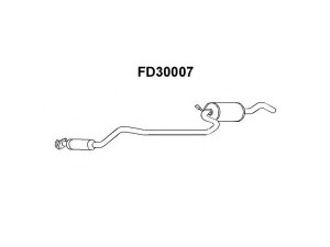 VENEPORTE FD30007 vidurinis duslintuvas 
 Išmetimo sistema -> Duslintuvas
1493194, 5028762, 6188113