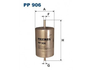 FILTRON PP906 kuro filtras 
 Degalų tiekimo sistema -> Kuro filtras/korpusas
7700820376, 7700843833, FS81