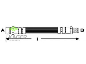 KAGER 38-0405 stabdžių žarnelė 
 Stabdžių sistema -> Stabdžių žarnelės
MB 238428, MB 587164