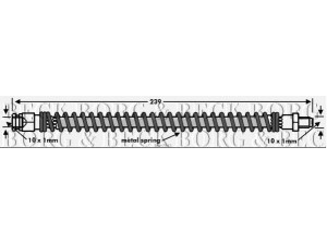 BORG & BECK BBH7543 stabdžių žarnelė 
 Stabdžių sistema -> Stabdžių žarnelės
MR 475599