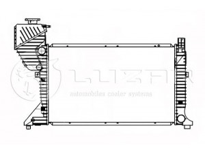 LUZAR LRc 1550 radiatorius, variklio aušinimas 
 Aušinimo sistema -> Radiatorius/alyvos aušintuvas -> Radiatorius/dalys
A9015003500, A9015003600, A9015003900