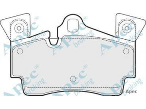 APEC braking PAD1522 stabdžių trinkelių rinkinys, diskinis stabdys