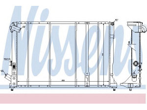 NISSENS 63975 radiatorius, variklio aušinimas 
 Aušinimo sistema -> Radiatorius/alyvos aušintuvas -> Radiatorius/dalys
77 01 040 662