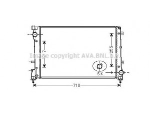 AVA QUALITY COOLING FT2390 radiatorius, variklio aušinimas 
 Aušinimo sistema -> Radiatorius/alyvos aušintuvas -> Radiatorius/dalys
51819061, 51835027