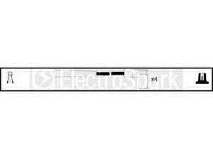 STANDARD OEK1042 uždegimo laido komplektas 
 Kibirkšties / kaitinamasis uždegimas -> Uždegimo laidai/jungtys
82 00 094 380 1