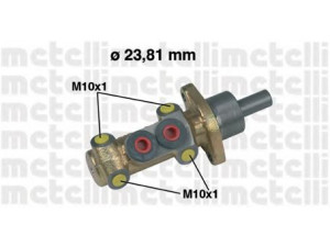 METELLI 05-0418 pagrindinis cilindras, stabdžiai 
 Stabdžių sistema -> Pagrindinis stabdžių cilindras
77 01 206 234