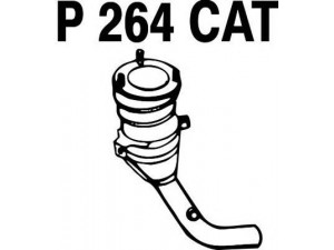 FENNO P264CAT katalizatoriaus keitiklis 
 Išmetimo sistema -> Katalizatoriaus keitiklis
BM90641H, 1006113, 1039582, 1070345