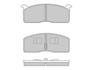 E.T.F. 12-0239 stabdžių trinkelių rinkinys, diskinis stabdys 
 Techninės priežiūros dalys -> Papildomas remontas
0449126010, 0449126020, 0449126021