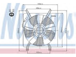 NISSENS 85048 ventiliatorius, radiatoriaus 
 Aušinimo sistema -> Oro aušinimas
19015-PNL-G01, 19020-PNL-G01, 19030-PNA-003
