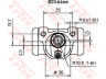 TRW BWF262 rato stabdžių cilindras 
 Stabdžių sistema -> Ratų cilindrai
9945980, 9945980