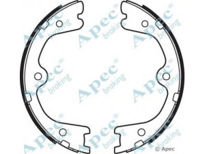 APEC braking SHU751 stabdžių trinkelė 
 Stabdžių sistema -> Būgninis stabdys -> Stabdžių įdėklas/ trinkelė
43154STKA01, 44060EA025, 44060EA026