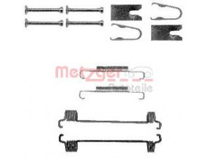 METZGER 105-0875 priedų komplektas, stovėjimo stabdžių trinkelės 
 Stabdžių sistema -> Rankinis stabdys