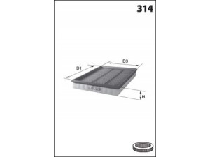 MECAFILTER ELP3659 oro filtras 
 Techninės priežiūros dalys -> Techninės priežiūros intervalai
17220P2A005, 17220P2A505, 17220P2FA01