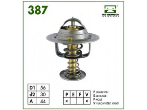 MTE-THOMSON 387.82 termostatas, aušinimo skystis 
 Aušinimo sistema -> Termostatas/tarpiklis -> Thermostat
MD158570, MD175746, MD315301, 30874021