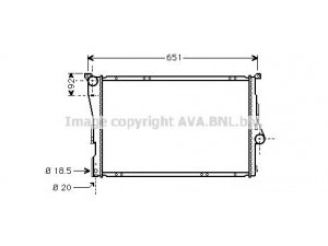 AVA QUALITY COOLING BW2209 radiatorius, variklio aušinimas