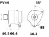 MAHLE ORIGINAL MG 328 kintamosios srovės generatorius 
 Elektros įranga -> Kint. sr. generatorius/dalys -> Kintamosios srovės generatorius
77 00 857 074, 77 00 857 075, 77 01 352 301