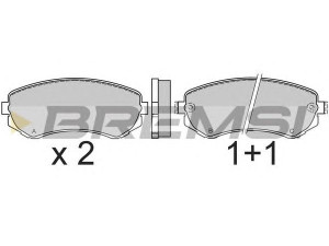 BREMSI BP2473 stabdžių trinkelių rinkinys, diskinis stabdys 
 Techninės priežiūros dalys -> Papildomas remontas
41060-2N290, 41060-2N390, 41060-2N392