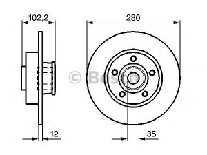 BOSCH 0 986 479 271 stabdžių diskas 
 Ašies montavimas/vairavimo mechanizmas/ratai -> Rato stebulė/montavimas -> Rato guolis
4320600QAC, 4320600QAD, 4414633