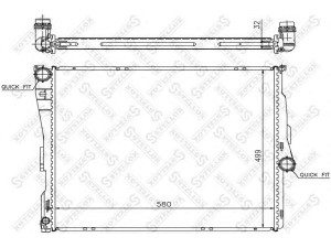 STELLOX 10-25587-SX radiatorius, variklio aušinimas 
 Aušinimo sistema -> Radiatorius/alyvos aušintuvas -> Radiatorius/dalys
17113400013, 17113400013, 17113403551