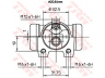 TRW BWF245 rato stabdžių cilindras 
 Stabdžių sistema -> Ratų cilindrai
4402A6