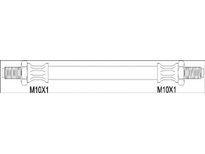 WOKING G1903.53 stabdžių žarnelė 
 Stabdžių sistema -> Stabdžių žarnelės
GBH319, NRC4401, NRC4401