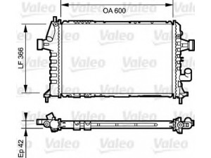 VALEO 734322 radiatorius, variklio aušinimas 
 Aušinimo sistema -> Radiatorius/alyvos aušintuvas -> Radiatorius/dalys
1300209, 1300209, 9192586