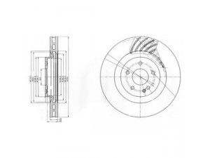 DELPHI BG9059 stabdžių diskas 
 Dviratė transporto priemonės -> Stabdžių sistema -> Stabdžių diskai / priedai
129 421 2112