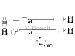 BOSCH 0 986 357 138 uždegimo laido komplektas 
 Kibirkšties / kaitinamasis uždegimas -> Uždegimo laidai/jungtys
77 00 590 752