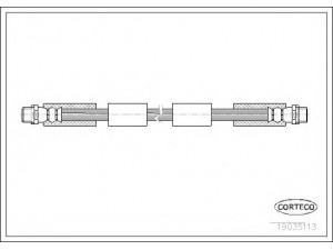 CORTECO 19035113 stabdžių žarnelė 
 Stabdžių sistema -> Stabdžių žarnelės
4D0611707H