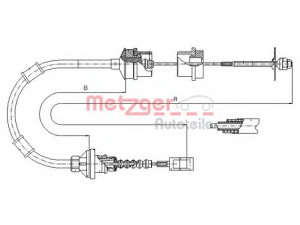 METZGER 1172.7 sankabos trosas 
 Dviratė transporto priemonės -> Kabeliai ir tachometro velenaai -> Sankabos trosas
1335052080, 2150AV, 2150Y5