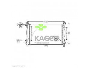 KAGER 31-1644 radiatorius, variklio aušinimas 
 Aušinimo sistema -> Radiatorius/alyvos aušintuvas -> Radiatorius/dalys
4F0121251L