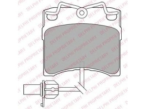 DELPHI LP1535 stabdžių trinkelių rinkinys, diskinis stabdys 
 Techninės priežiūros dalys -> Papildomas remontas
7D0 698 151C, 7D0 698 151H