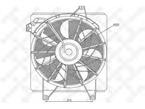 STELLOX 29-99450-SX ventiliatorius, radiatoriaus 
 Aušinimo sistema -> Oro aušinimas
2523129000, 2535029000, 2538029000