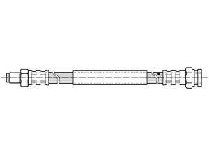 FERODO FHY3008 stabdžių žarnelė 
 Stabdžių sistema -> Stabdžių žarnelės
46738559